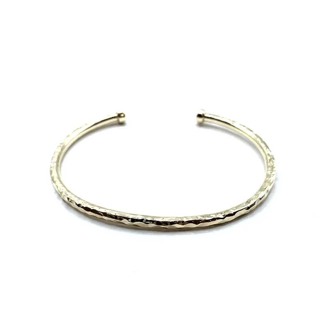 14k Gold-Filled Hammered Cuff