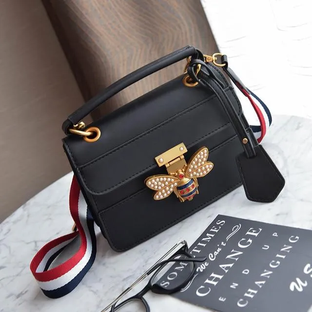 2019 Luxury Crossbody bag GG Women Colorful splicing Little Bee Bags Design Handbag Female Shoulder Bags Messenger Bag Sac Femme