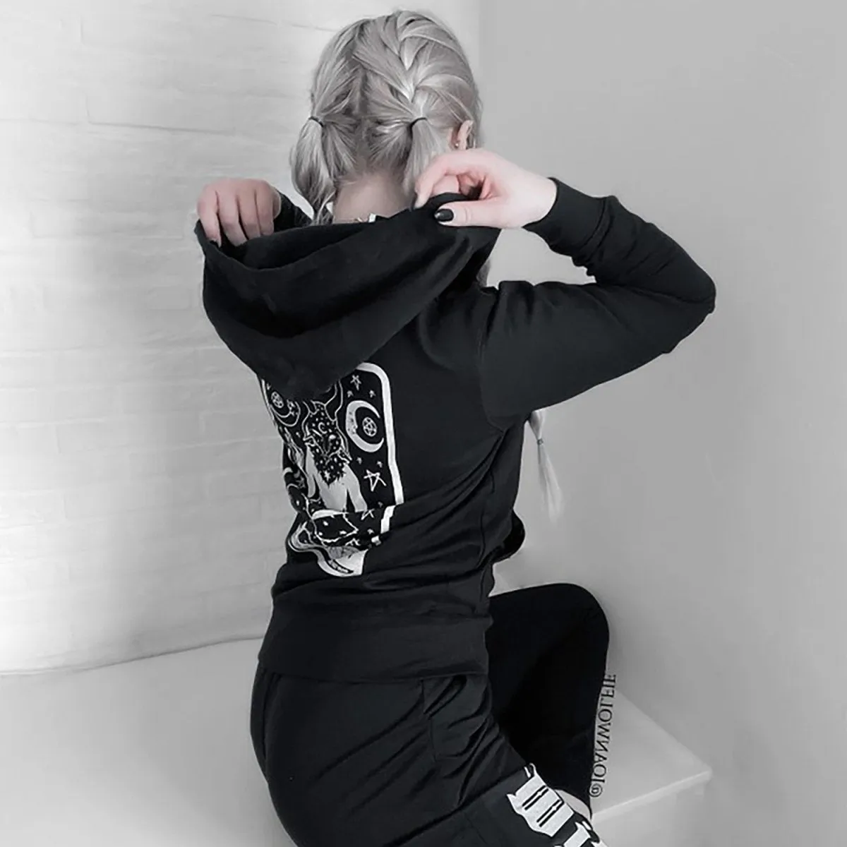 Baphomet Tarot Zip Hoodie