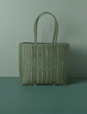 Basket Weave Tote // Cactus