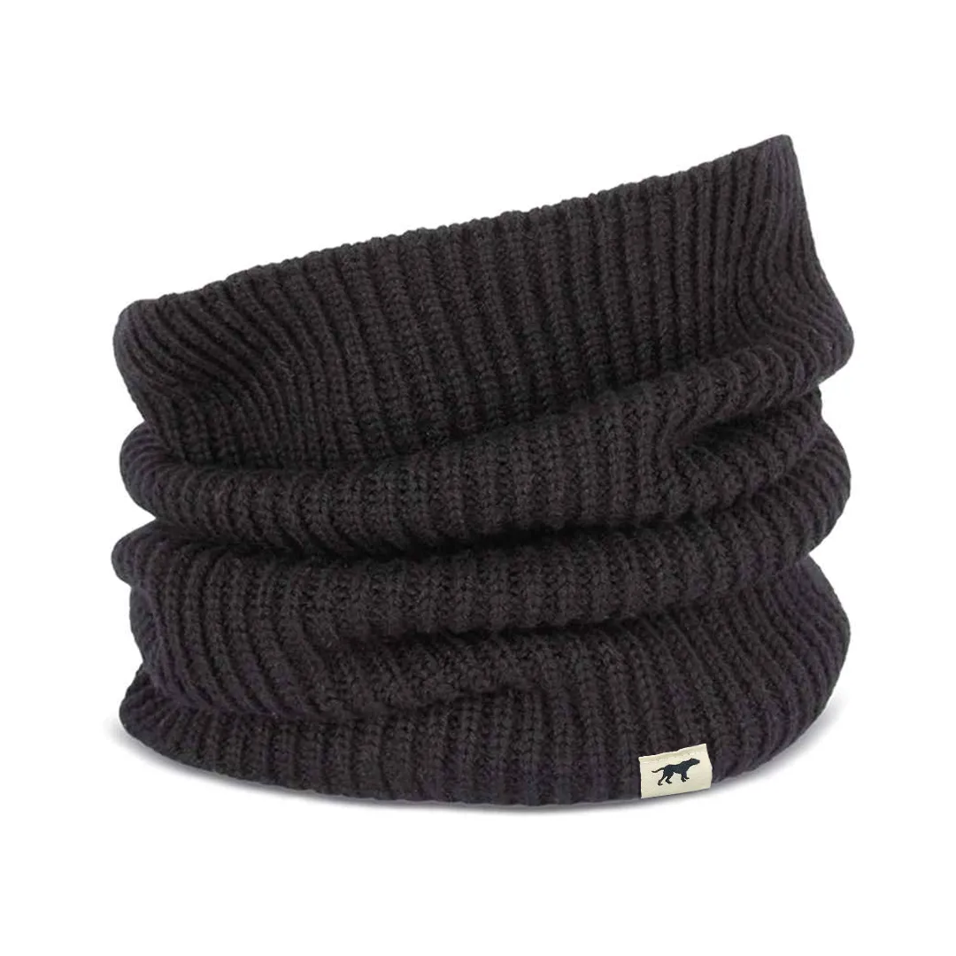 Black Hound Merino Wool Snood