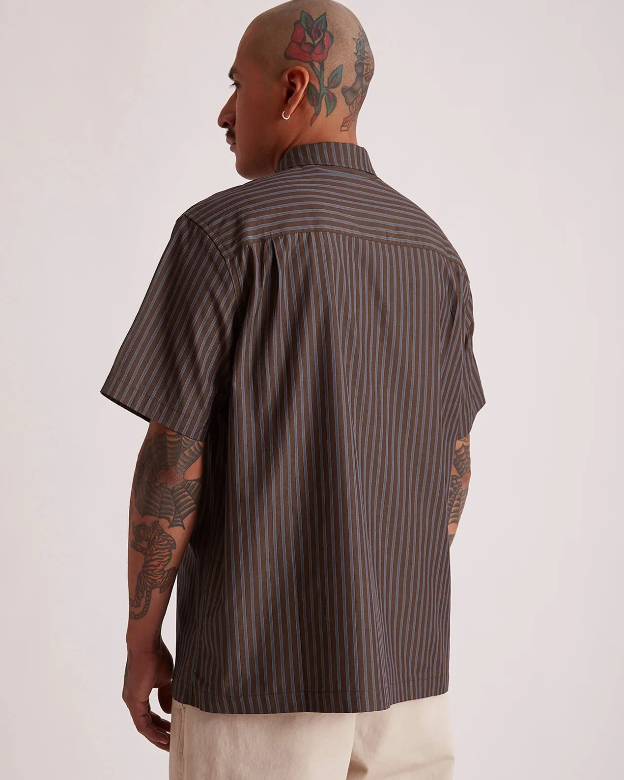 Bruce Striped Work Shirt