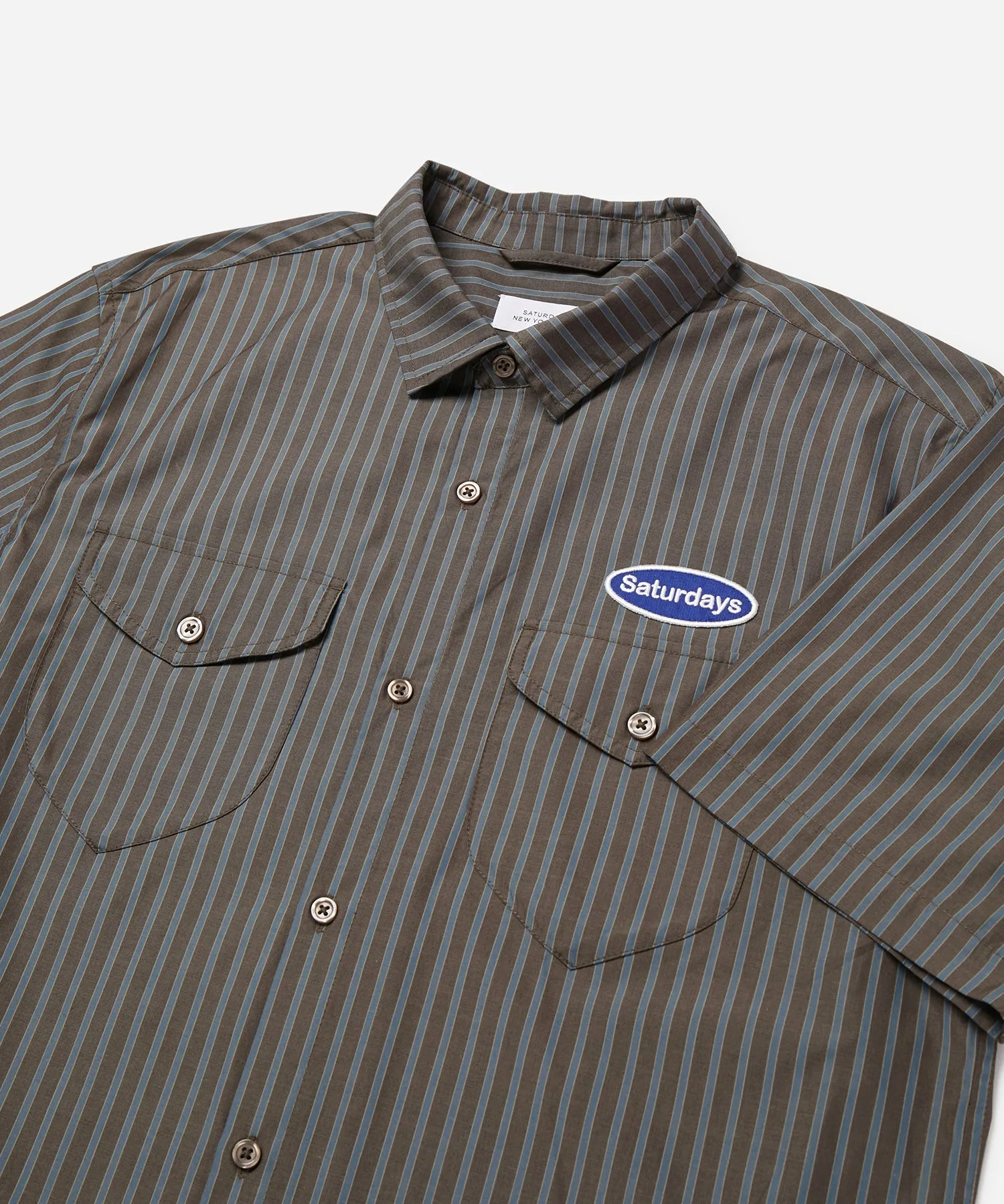 Bruce Striped Work Shirt