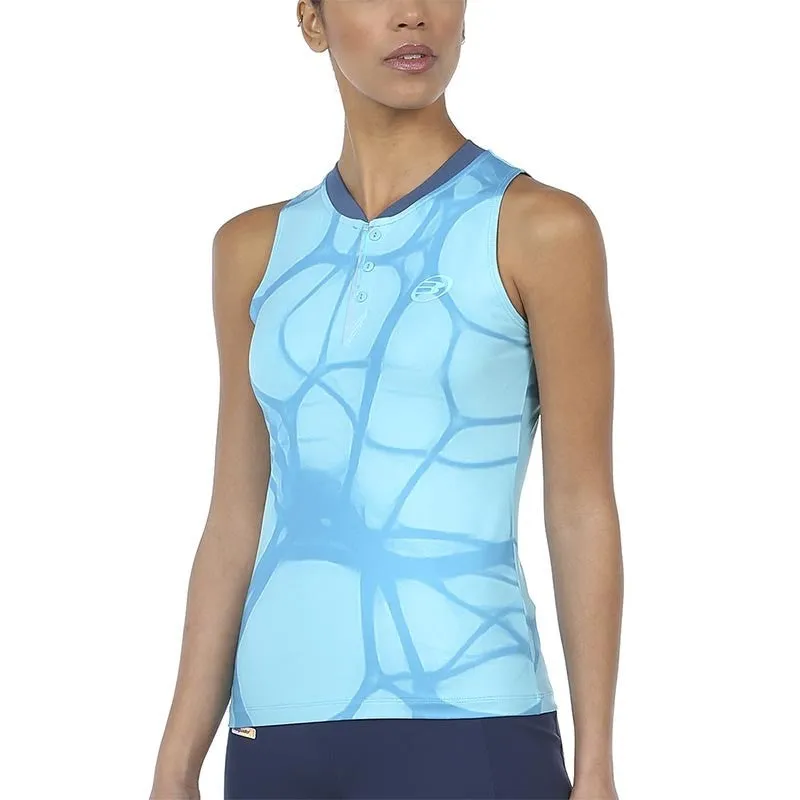 Bullpadel Irma Blue Fluor Women Padel T-shirt