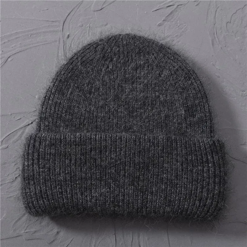 Cashmere Wool Beanies for Women and Men - Cozy Winter Hats