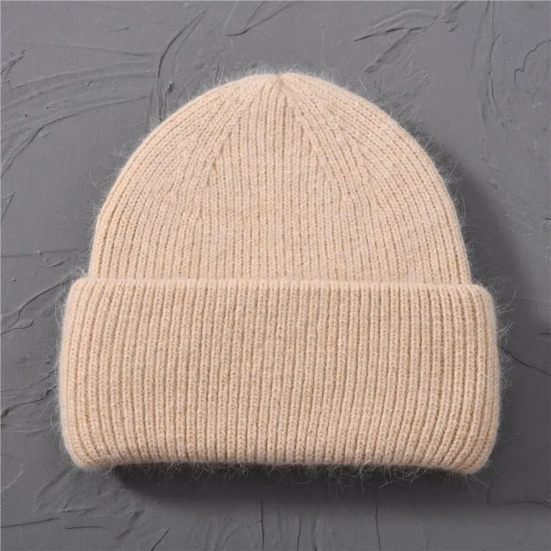 Cashmere Wool Beanies for Women and Men - Cozy Winter Hats