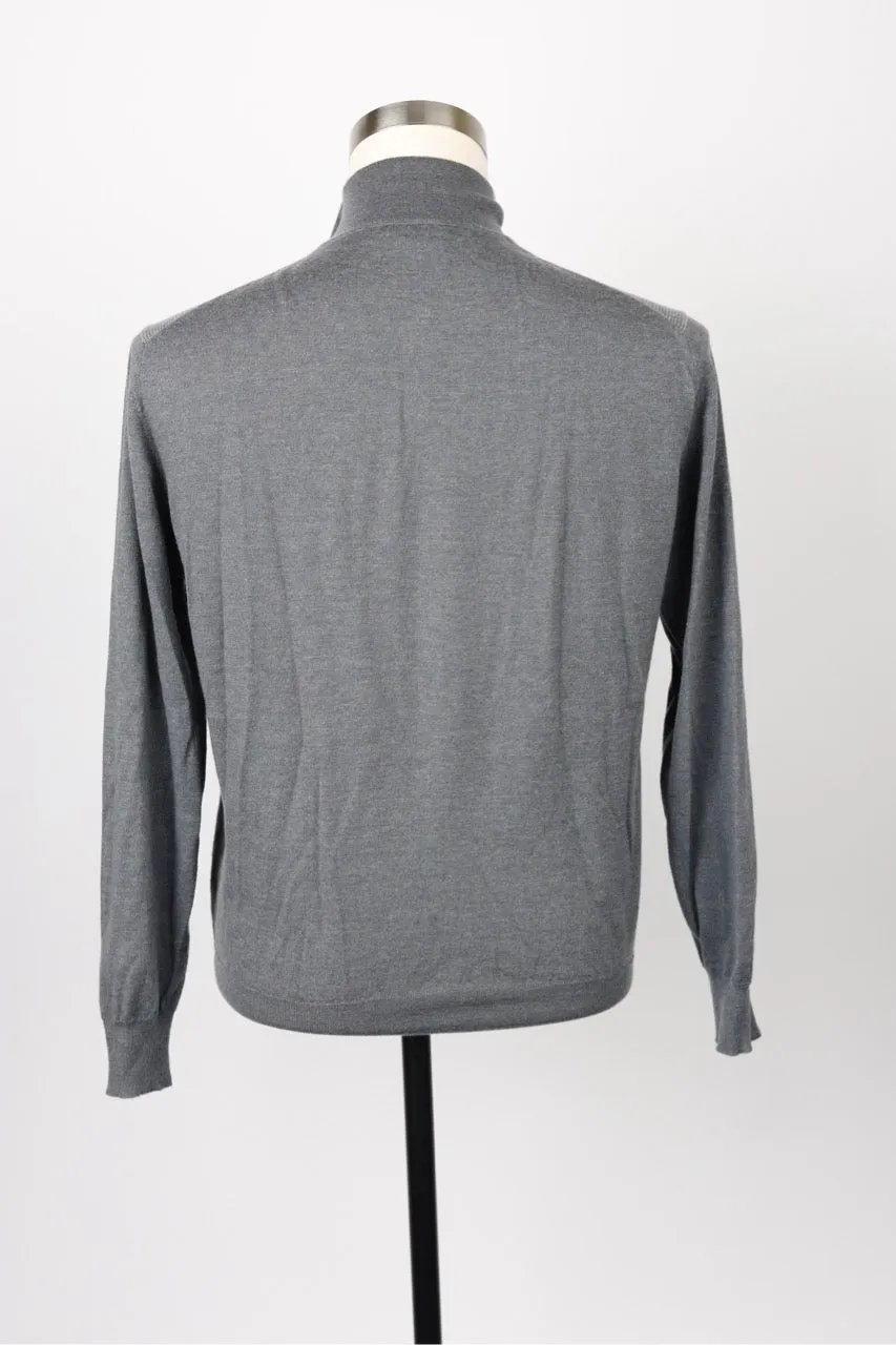 Cashmere Zip Up Sweater