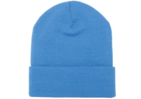 Classic Cuffed Knit Beanie - Carolina Blue