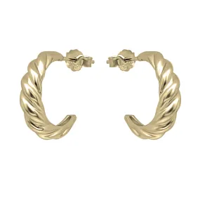 Croissant Stud Hoops