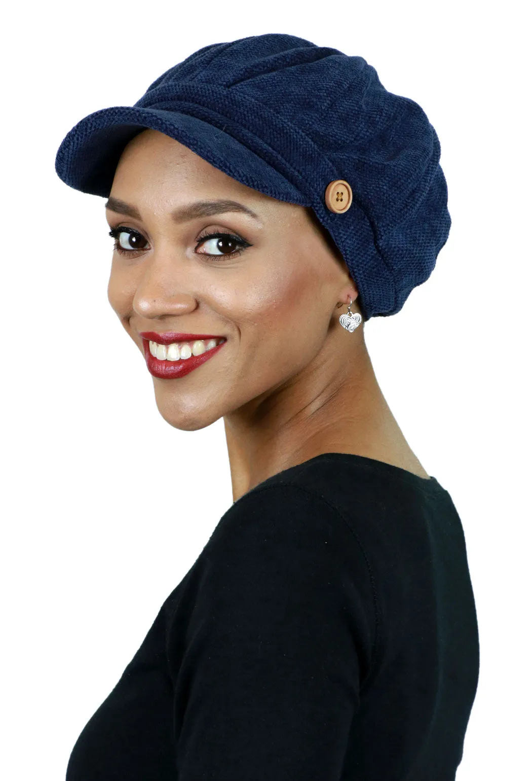 Dublin Chenille Newsboy Cabbie Cap for Women