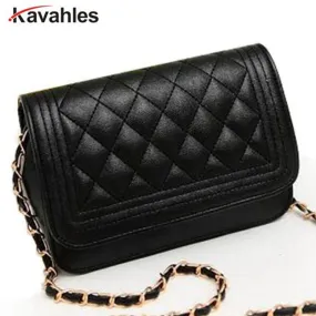 Hot sell evening bag black bag women leather handbag Chain Shoulder Bag women messenger bag fashion day clutches SD50-221