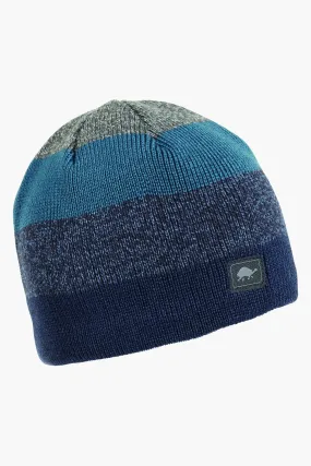 Kids Hat Turtle Fur Ragg Wool Navy