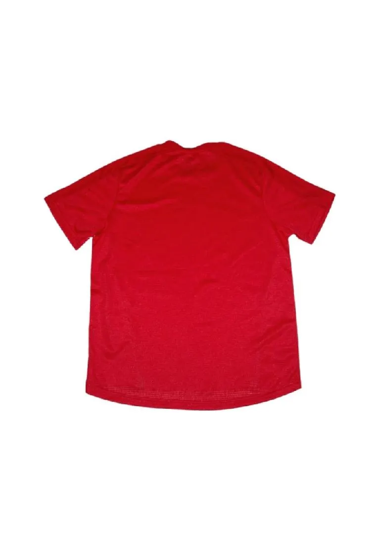 Landmark Short Sleeves Tshirt Round Neck Dri-fit With Speed Reflective- Red