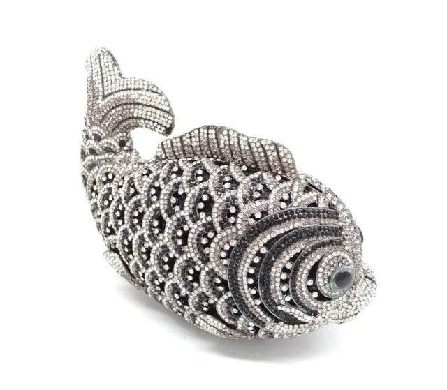 Mini Metal Goldfish Clutch
