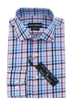 Multicolor Check Slim Fit Casual Shirt