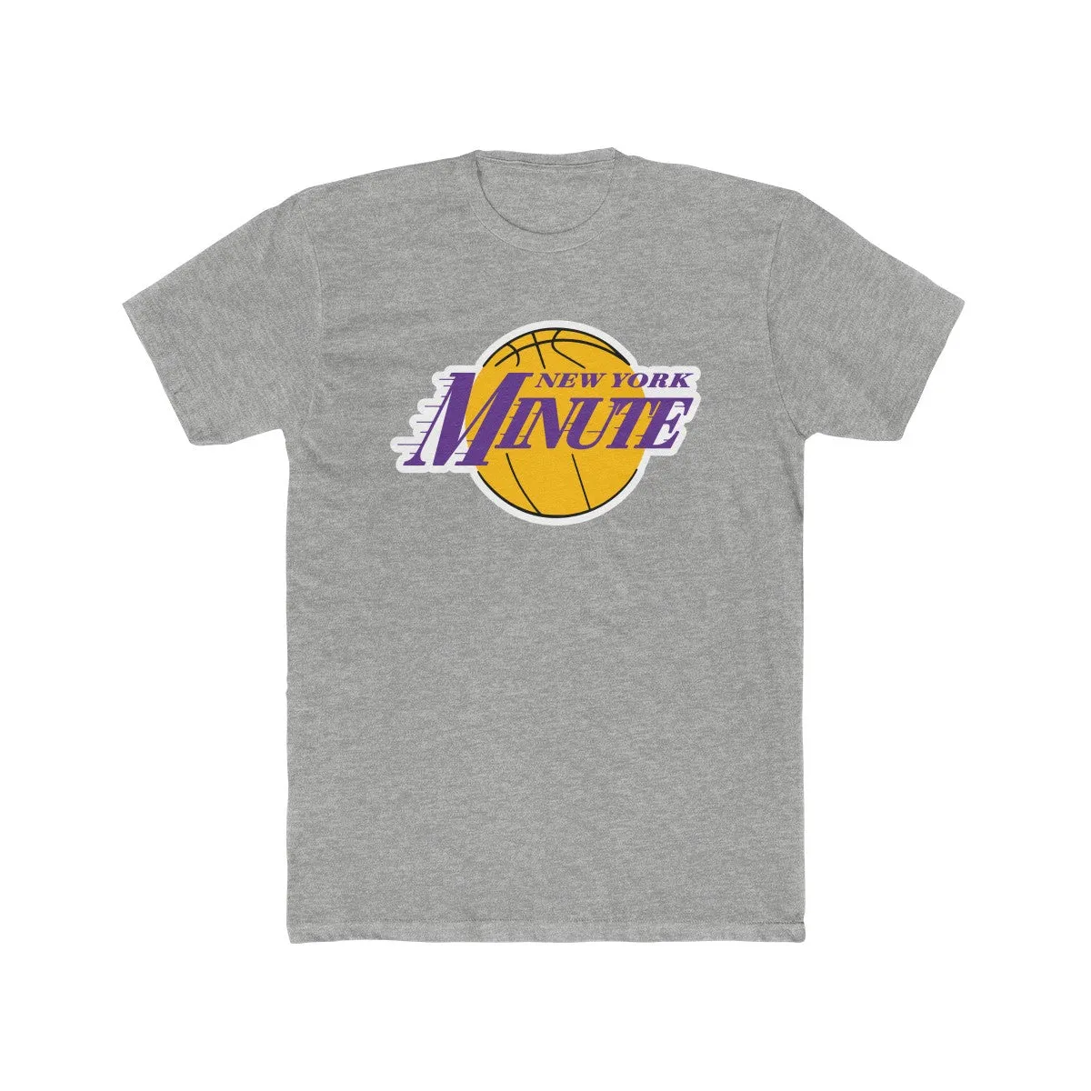 Ny minute laker Men's Cotton Crew Tee