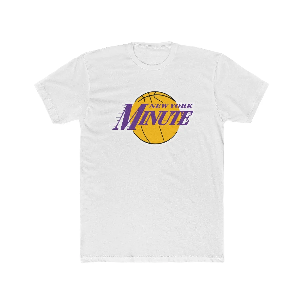 Ny minute laker Men's Cotton Crew Tee