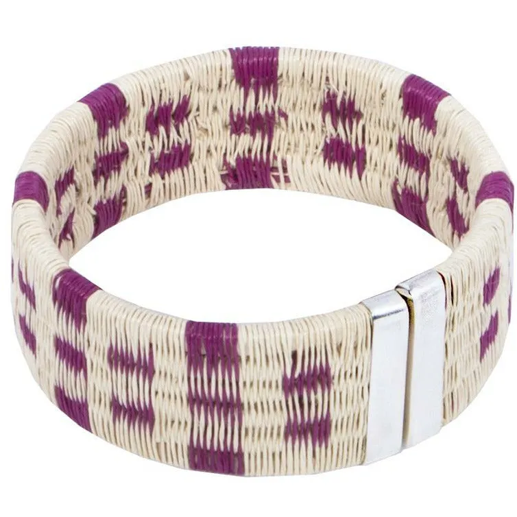 Palm Woven Cuff - Island