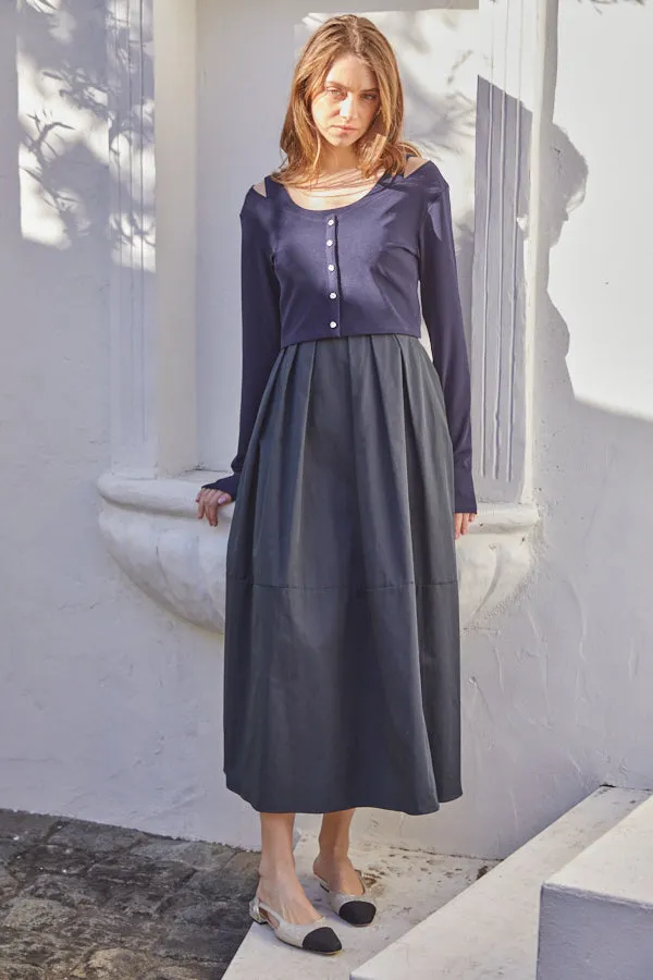 Rosalia Dress  <br> -NVY-