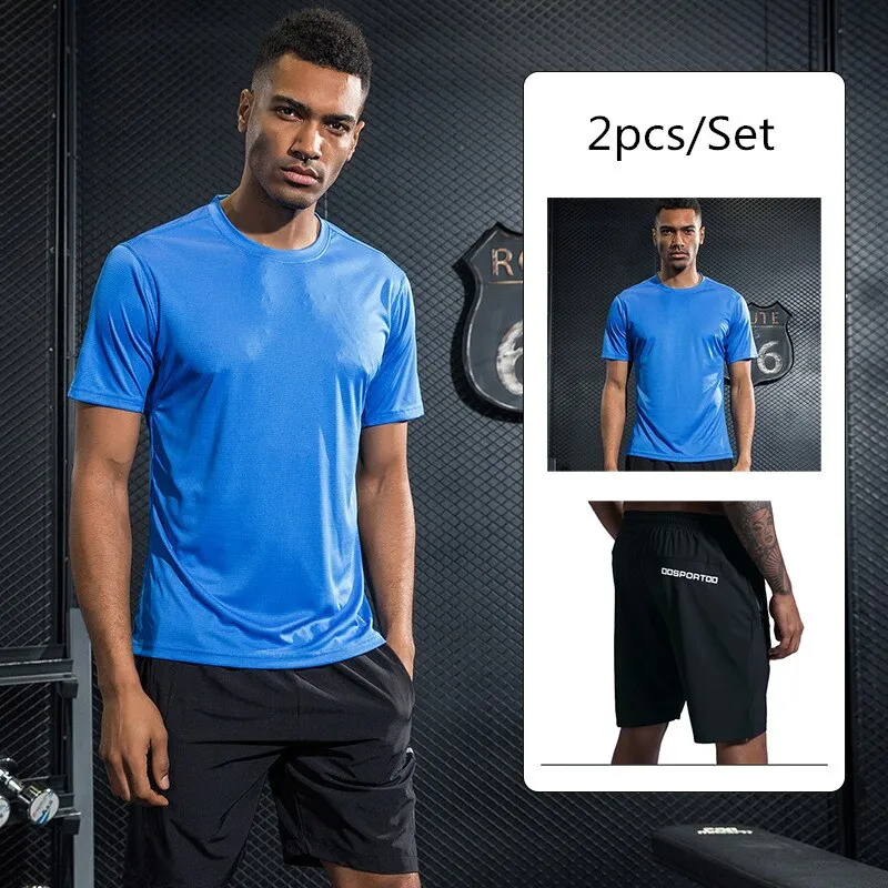 Shirt Homme Running Men Designer Quick Dry T-Shirts Running Slim Fit Tops Tees Sport Men's Fitness Gym T Shirts Muscle Tee