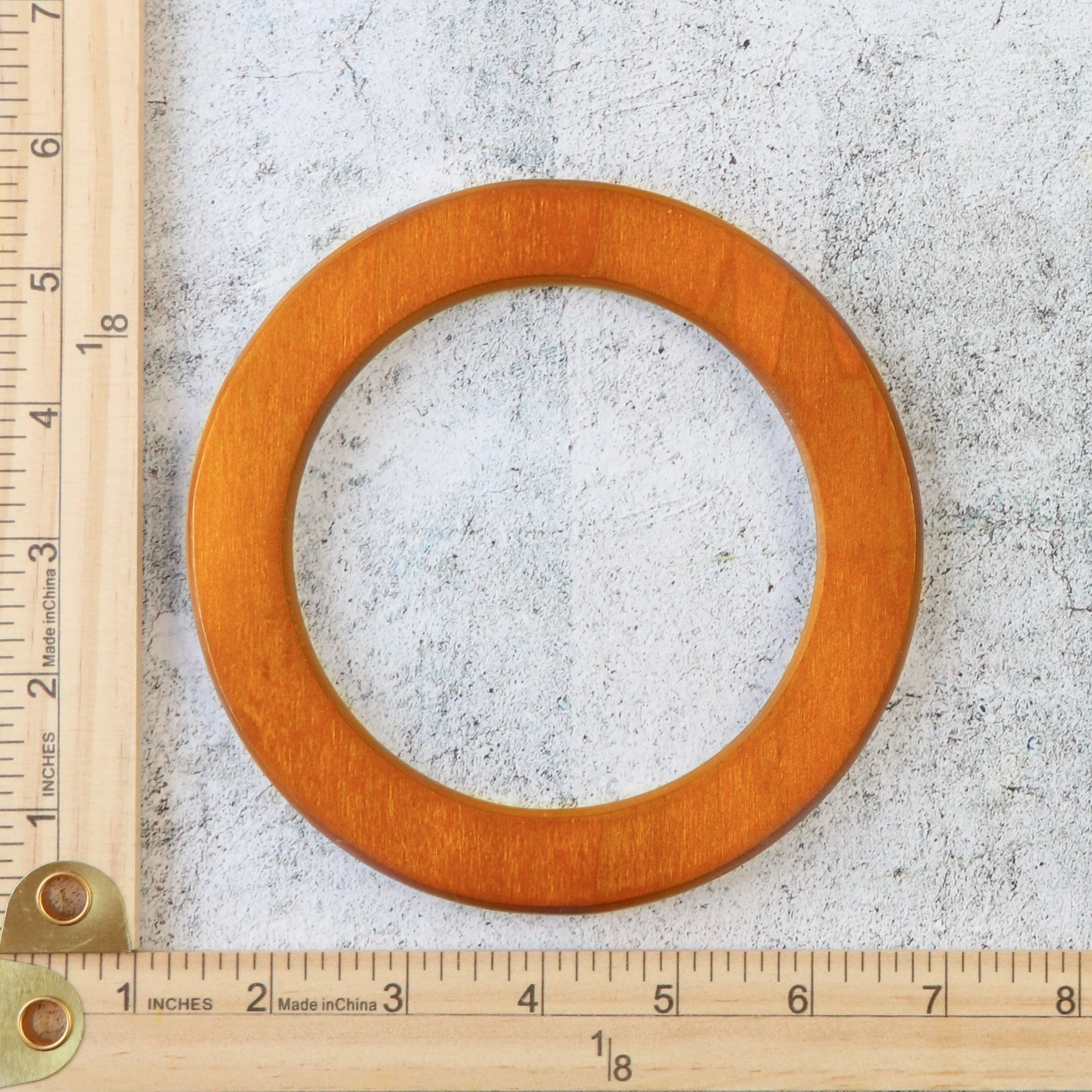 Two Wooden Circle Handles